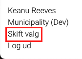 Skifte af valg