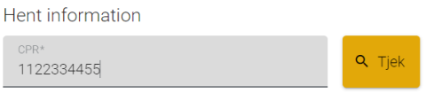 Hent deltager fra CPR