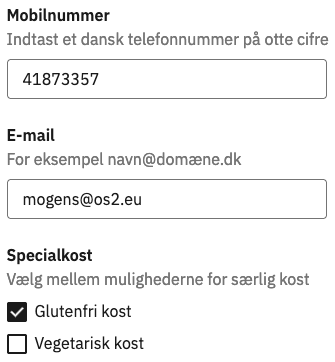 Rediger mine oplysninger