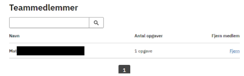 Se teamets medlemmer